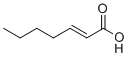 structure of CAS# 18999-28-5, 2-Heptenoic acid