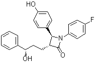 CAS # 190595-66-5, (3R,4S)-1-(4-Fluorophenyl)-3-[(3S)-3-phenyl-3-hydroxypropyl]-4-(4-hydroxyphenyl)-2-azetidinone