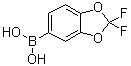 structure of CAS# 190903-71-0, (2,2-二氟-1,3-苯并二氧杂环戊烯-5-基)硼酸