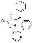 structure of CAS# 191090-38-7, (4S)-4-苄基-5,5-二苯基-2-恶唑烷酮