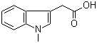 structure of CAS# 1912-48-7, 1-Methylindole-3-acetic acid