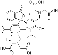 structure of CAS# 1913-93-5, Thymolphthalein Complexone
