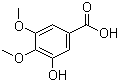 structure of CAS# 1916-08-1, 3,4-二甲氧基-5-羟基苯甲酸