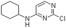 structure of CAS# 191729-06-3, 2-氯-N-环己基-4-嘧啶胺