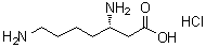 structure of CAS# 192003-02-4, (S)-3,7-Diaminoheptanoic acid monohydrochloride
