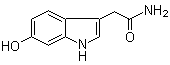 CAS # 192184-73-9, 6-Hydroxy-1H-indole-3-acetamide, NSC 144995