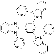 structure of CAS# 192198-85-9, 1,3,5-Tris(1-phenyl-1H-benzimidazol-2-yl)benzene
