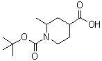 structure of CAS# 193085-98-2, 1-(tert-Butoxycarbonyl)-2-methylpiperidine-4-carboxylic acid