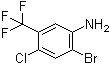 structure of CAS# 193090-44-7, 2-溴-4-氯-5-(三氟甲基)苯胺