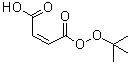 CAS # 1931-62-0, Maleic monoperoxyacid 1-tert-butyl ester, tert-Butyl monopermaleate, tert-Butyl monoperoxymaleate, tert-Butyl peroxymaleate, tert-Butyl peroxymaleic acid
