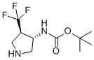 CAS # 1932148-53-2, tert-butyl ((3S,4R)-4-(trifluoromethyl)pyrrolidin-3-yl)carbamate