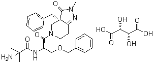 structure of CAS# 193273-69-7, Capromorelin tartrate