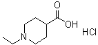 structure of CAS# 193537-75-6, 1-乙基-4-哌啶羧酸盐酸盐