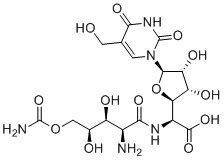 structure of CAS# 19396-06-6, 多氧菌素B