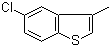 structure of CAS# 19404-18-3, 5-氯-3-甲基苯并噻吩