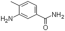 structure of CAS# 19406-86-1, 3-氨基-4-甲基苯甲酰胺