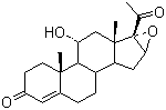 CAS 登录号：19427-36-2, 11a-羟基-16,17a-环氧孕酮, 霉菌氧化物