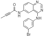 CAS 登录号：194423-06-8, N-[4-[(3-溴苯基)氨基]-6-喹唑啉基]-2-丁炔酰胺