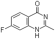 structure of CAS# 194473-03-5, 7-氟-2-甲基-3H-喹唑啉-4-酮