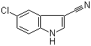 structure of CAS# 194490-14-7, 5-氯-3-氰基吲哚