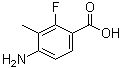 structure of CAS# 194804-84-7, 4-氨基-2-氟-3-甲基苯甲酸