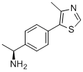 structure of CAS# 1948273-00-4, (S)-1-(4-(4-甲基噻唑-5-基)苯基)乙胺