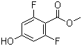 structure of CAS# 194938-88-0, 2,6-二氟-4-羟基苯甲酸甲酯