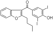 structure of CAS# 1951-26-4, 2-丁基-3-(3,5-二碘-4-羟基苯甲酰)苯并呋喃