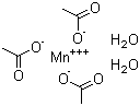 structure of CAS# 19513-05-4, 醋酸锰