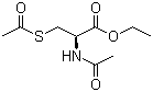 structure of CAS# 19547-89-8, S,N-二乙酰基-L-半胱氨酸乙酯
