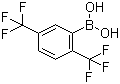 structure of CAS# 196083-18-8, 2,5-Bis(trifluoromethyl)benzeneboronic acid