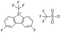 CAS # 1961266-44-3, 2,8-Difluoro-5-(trifluoromethyl)-5H-dibenzo[b,d]thiophen-5-ium Trifluoromethanesulfonate