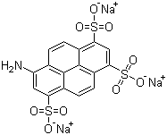 structure of CAS# 196504-57-1, 8-氨基芘-1,3,6-三磺酸三钠盐