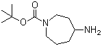 structure of CAS# 196613-57-7, 4-氨基氮杂环庚烷-1-羧酸叔丁酯