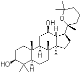 structure of CAS# 19666-76-3, 人参二醇