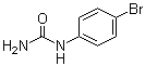 structure of CAS# 1967-25-5, 4-Bromophenylurea