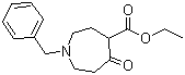 structure of CAS# 19673-12-2, Hexahydro-5-oxo-1-(phenylmethyl)-1H-azepine-4-carboxylic acid ethyl ester