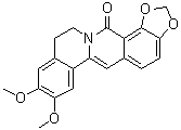 CAS # 19716-60-0, 8-Oxo-epiberberine, 11,12-Dihydro-8,9-dimethoxy-14H-benzo[a]-1,3-benzodioxolo[4,5-g]quinolizin-14-one