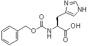 structure of CAS# 19728-57-5, N-Benzyloxycarbonyl-DL-histidine