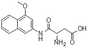 CAS 登录号：197303-38-1, (3S)-3-氨基-4-[(4-甲氧基-2-萘基)氨基]-4-氧代丁酸