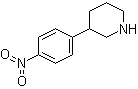 structure of CAS# 19733-55-2, 3-(4-硝基苯基)哌啶