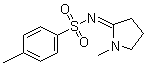 CAS # 19734-35-1, 4-Methyl-N-(1-methyl-2-pyrrolidinylidene)benzenesulfonamide, N-(1-Methyl-2-pyrrolidinylidene)-p-toluenesulfonamide