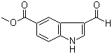 structure of CAS# 197506-83-5, Methyl 3-formyl-1H-indole-5-carboxylate