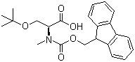 structure of CAS# 197632-77-2, N-Fmoc-N-Methyl-O-tert-butyl-L-serine