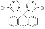 structure of CAS# 198142-65-3, 2,7-Dibromospiro[9H-fluorene-9,9'-[9H]xanthene]