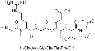 CAS # 198632-08-5, Glycyl-L-arginylglycyl-L-alpha-glutamyl-L-threonyl-L-proline
