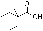 structure of CAS# 19889-37-3, 2-Methyl-2-ethylbutyric acid