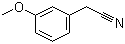 structure of CAS# 19924-43-7, (3-Methoxyphenyl)acetonitrile