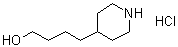 structure of CAS# 199475-41-7, 4-哌啶丁醇盐酸盐