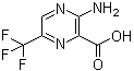 structure of CAS# 1996-45-8, 3-氨基-6-三氟甲基吡嗪-2-甲酸
